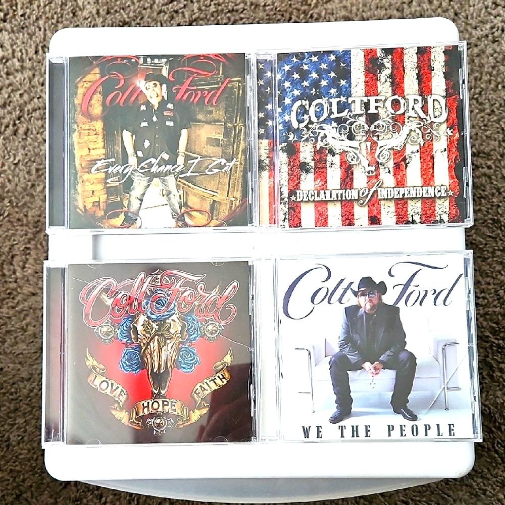 COLT FORD Country Music Genre, Lot of 4 CDs